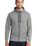 New Era NEA511     Tri-Blend Fleece Full-Zip Hoodi Shadow Grey He