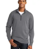 New Era NEA512     Tri-Blend Fleece 1/4-Zip Pullov Shadow Grey He