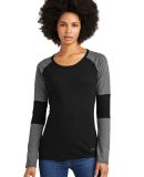 New Era LNEA132     Ladies Tri-Blend Performance B in Dark graphite/ black solid