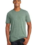 New Era NEA130     Tri-Blend Performance Crew Tee in Dark green