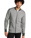 New Era NEA503     French Terry Baseball Full-Zip in Lt grph tw/gph