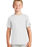 New Era YNEA200     Youth Series Performance Crew  in White solid
