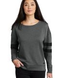 New Era LNEA513     Ladies Tri-Blend Fleece Varsit Black Heather