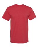 Alstyle 1701 Adult T Shirt by American Apparel in Heather red