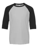 Alo Sport Y3229 Youth Baseball T-Shirt Sport Silver/ Black