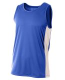A4 Apparel  Men's Pacer Singlet Royal/White
