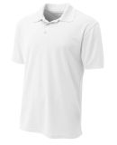 A4 Apparel  Men's Performance Pique Polo White