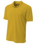 A4 Apparel  Men's Performance Pique Polo Gold