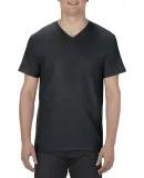 5300 ALSTYLE Adult V-neck Tee Black