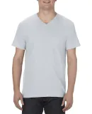 5300 ALSTYLE Adult V-neck Tee Silver