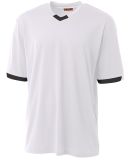 A4 Apparel  Youth Stretch Pro Baseball Jersey White/Black
