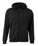 A4 Apparel  Men's Agility Full-Zip Tech Fleece Hoo BLACK