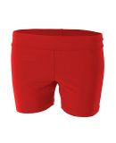 A4 Apparel  Ladies' 4 Volleyball Short Scarlet