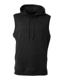 A4 N4002 - Agility Sleeveless Hoodie Black