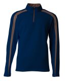 A4 N4005 - Spartan 1/4 Zip Navy/Graphite