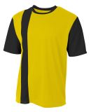 A4 N3016 - Legend Soccer Jersey in Gold/ black