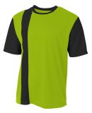 A4 N3016 - Legend Soccer Jersey in Lime/ black