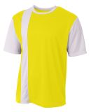 A4 N3016 - Legend Soccer Jersey in Sfty yellow/ wht