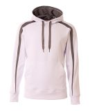 A4 NB4004 - Spartan Fleece Hoodie White/Graphite