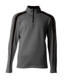 A4 NB4005 - Spartan Fleece 1/4 Zip Graphite/Black