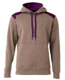 A4 NB4093 - Tourney Youth Fleece Hoodie Heather/Purple