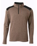 A4 NB4094 - Tourney Fleece 1/4 Zip Heather/Black