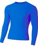 A4 NB3133 - Youth Long Sleeve Compression Crew ROYAL