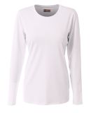 A4 NG3015 - The Spike  Long Sleeve Volleyball Jers White