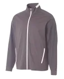 A4 NB4261 - League Youth Full Zip Jacket GRAPHITE/ WHITE