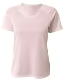 A4 N3393  - SureColor Short Sleeve Cationic Tee White