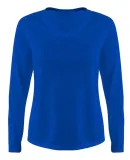 A4 N3396 - SureColor Long Sleeve Cationic Tee Royal