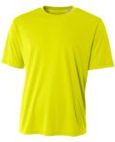 A4 N3402 - Basic Sprint Tee in Safety yellow