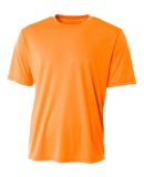 A4 N3402 - Basic Sprint Tee in Safety orange