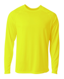 A4 NB3396 - Youth SureColor Long Sleeve Cationic T Safety Yellow