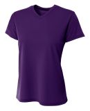 A4 NW3402 - Women's Sprint Short Sleeve V-neck in Purple