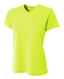 A4 NW3402 - Women's Sprint Short Sleeve V-neck in Lime