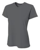 A4 NW3402 - Women's Sprint Short Sleeve V-neck in Graphite