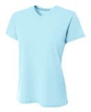 A4 NW3402 - Women's Sprint Short Sleeve V-neck in Pastel blue