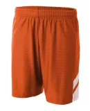 A4 NB5178 - Youth Fast Break Shorts Orange/White