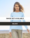 5564  ALSTYLE Jr Sheer Tee Long Sleeve Black