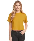 Next Level Apparel 1580 Ladies' Ideal Crop T-Shirt ANTIQUE GOLD