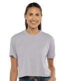 Next Level Apparel 1580 Ladies' Ideal Crop T-Shirt in Heather gray