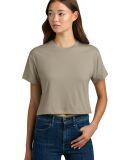 Next Level Apparel 1580 Ladies' Ideal Crop T-Shirt in Tan
