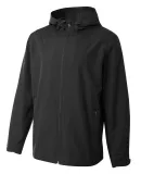 Men's Full-Zip Force Windbreaker Jacket BLACK