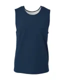 A4 N2382 - Men's Single Ply Reversible Basketball  Navy/Silver