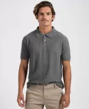 Tultex 400 - Unisex Sport Polo Heather Charcoal