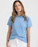 Tultex 401 - Women's Sport Polo Heather Light Blue
