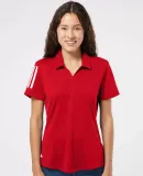 Adidas Golf Clothing A481 Women's Floating 3-Strip Team Power Red/ White