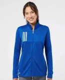 Adidas Golf Clothing A483 Women's 3-Stripes Double Team Royal/ Grey Two