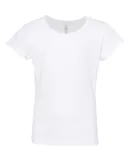 3362 ALSTYLE Girl Sheer Jersey Full Length T White